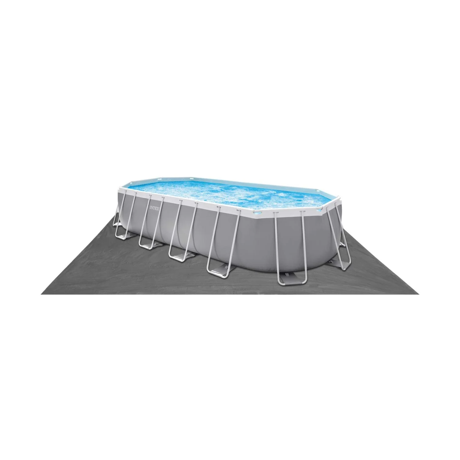 Intex bazen sa metalnom konstrukcijom PRISM FRAME OVAL 503x274x122cm 26796 - Image 4