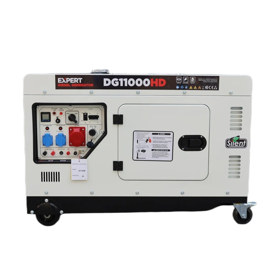 Expert dizel agregat za struju DG11000HD 11kW - Image 2