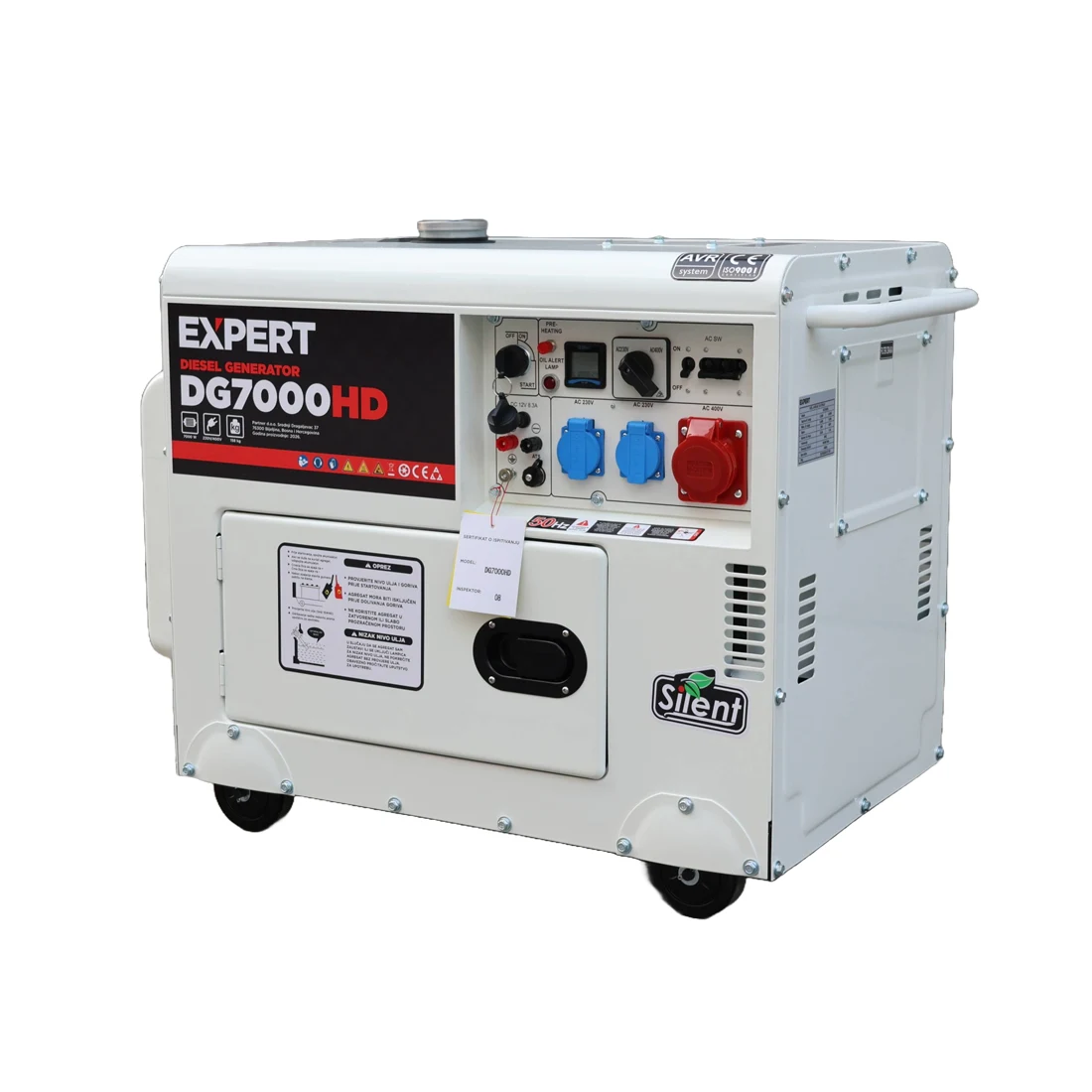 Expert dizel agregat za struju DG7000HD 7kW - Image 3