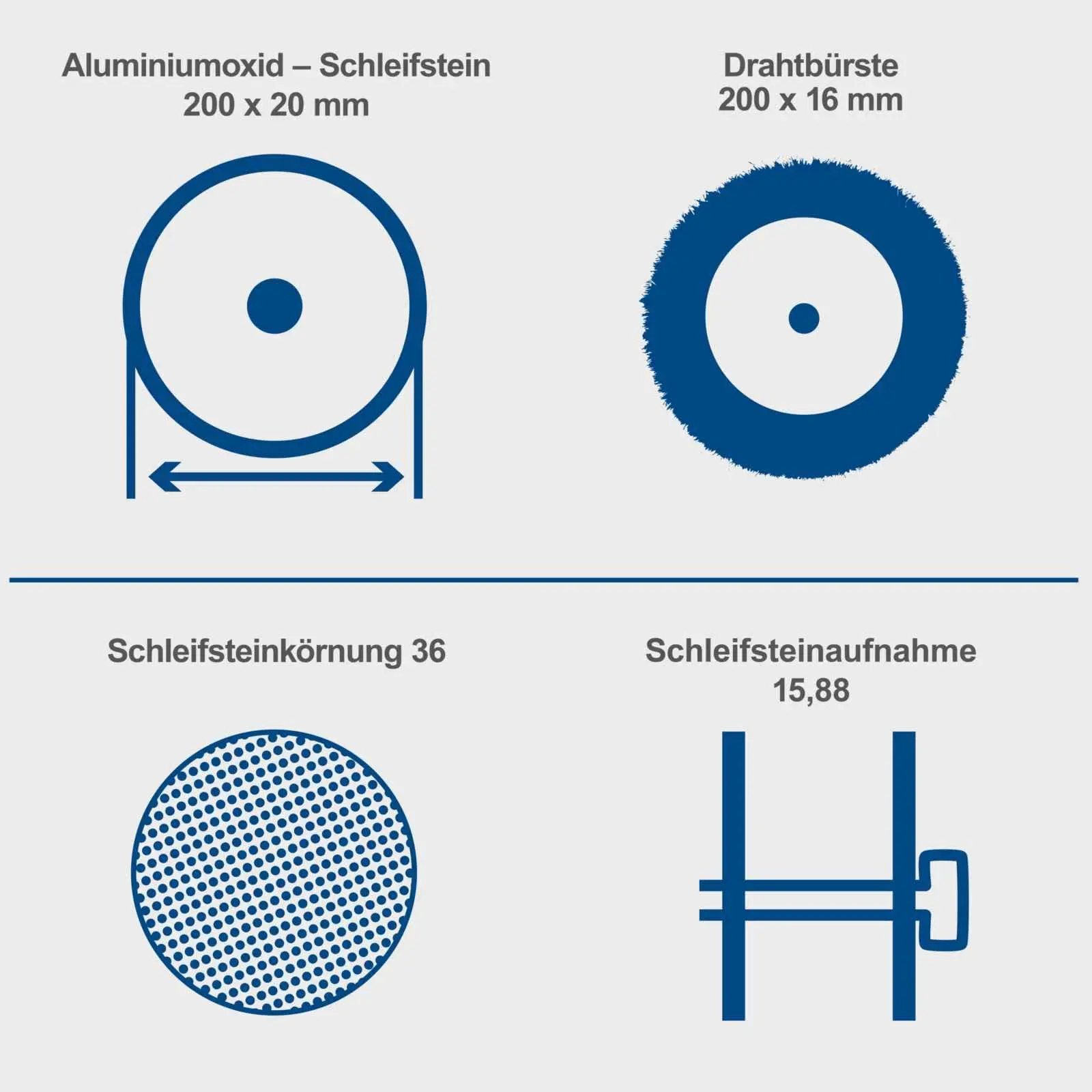 Scheppach stona dvostrana brusilica SM200LB - Image 4
