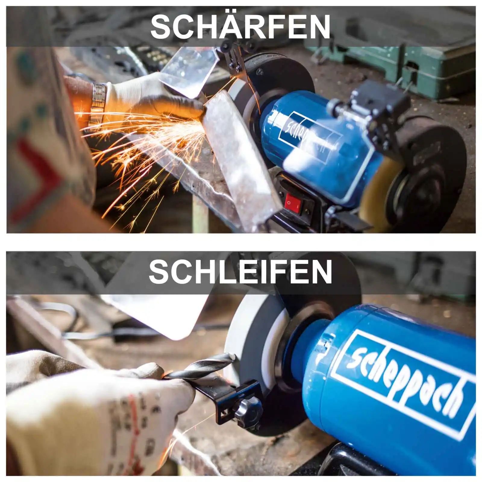 Scheppach stona dvostrana brusilica SM200LB - Image 3