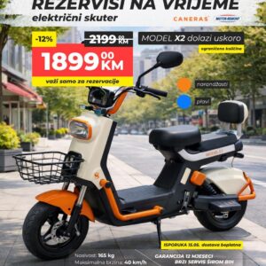 Električni skuter bicikl Caneras X2